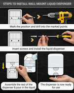 Wall Mounted Liquid Soap Dispenser – Compact, Hygienic, Reliable