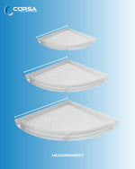 Corner Shelf Set (3 Pcs.) Ivory – Elegant Storage for Every Corner