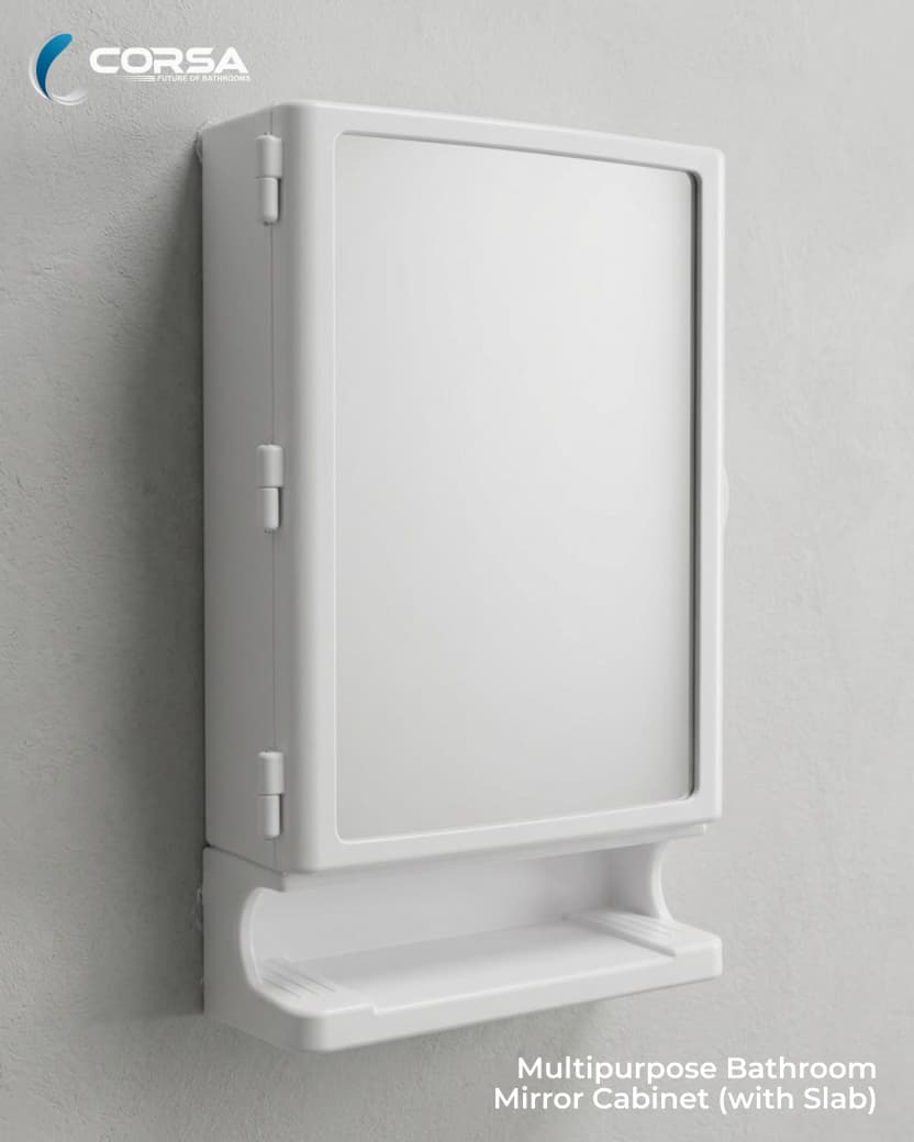 Multipurpose Bathroom Mirror Cabinet (With Slab) – Style Meets Storage