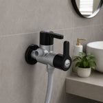 Angle Cock 2 Way — Dual Outlet Wall-Mounted Valve