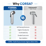 Corsa Premium Chrome Health Faucet